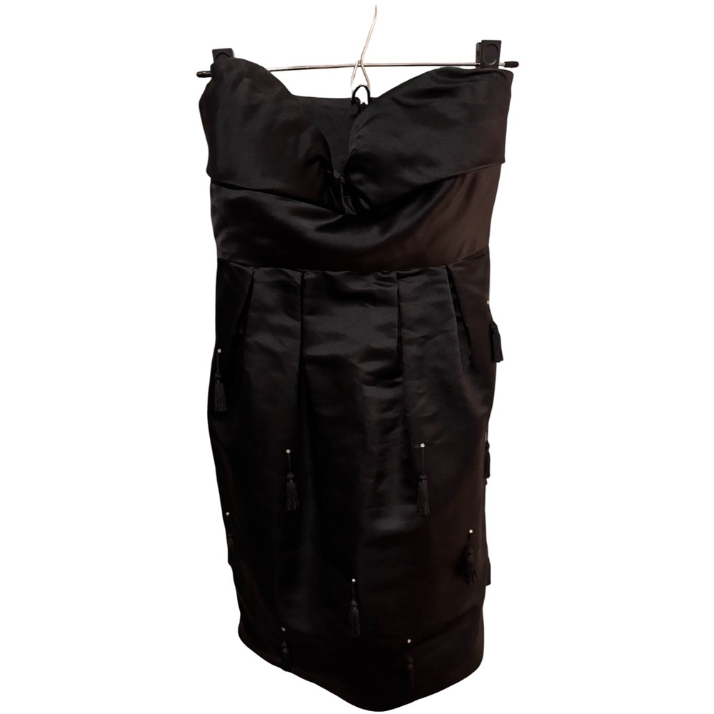 Vivian Tam Black strapless Dress